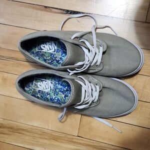 Womens Vans Size 9 light green